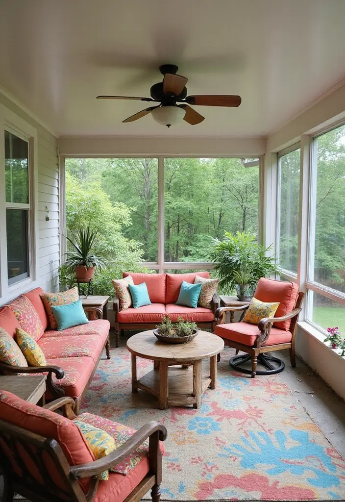 28 Screened In Patio Inspirations That Extend Outdoor Living 28. Fun and Functional