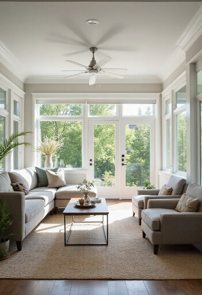 28 Sunroom Addition Enclosed Patio Designs Youll Love 11. Smart Tech Integration