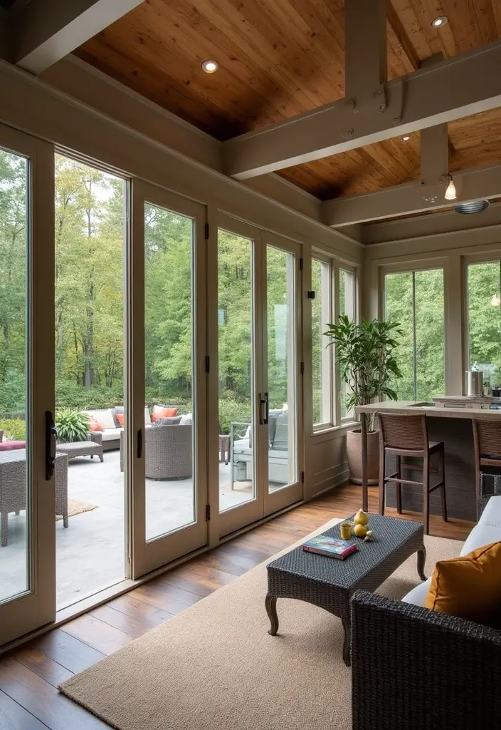 28 Sunroom Addition Enclosed Patio Designs Youll Love 15. Luxurious Outdoor Living