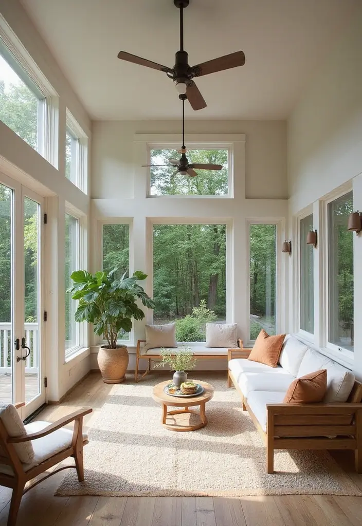 28 Sunroom Addition Enclosed Patio Designs Youll Love 19. Contemporary Zen