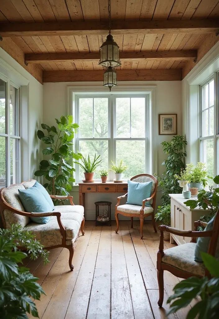 28 Sunroom Addition Enclosed Patio Designs Youll Love 2. Cozy Cottage Style