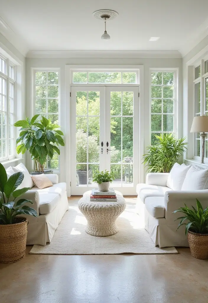 28 Sunroom Addition Enclosed Patio Designs Youll Love 22. Clean and Bright White Spaces