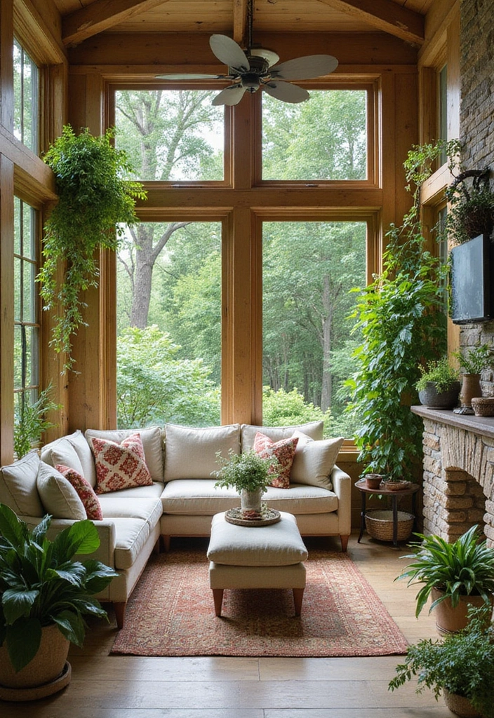 28 Sunroom Addition Enclosed Patio Designs Youll Love 25. Outdoor Inspired Indoor Comfort