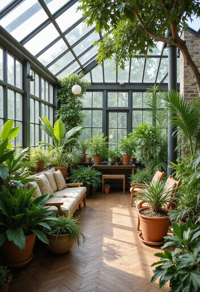 28 Sunroom Addition Enclosed Patio Designs Youll Love 6. Greenhouse Vibes