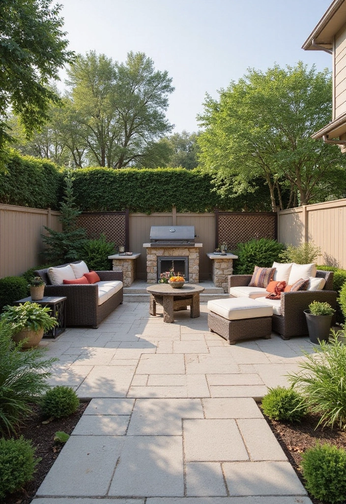 29 Cozy Patio Designs That Feel Like a Second Living Room 10 29 Cozy Patio Designs That Feel Like a Second Living Room 10. Create Zones with Dividers
