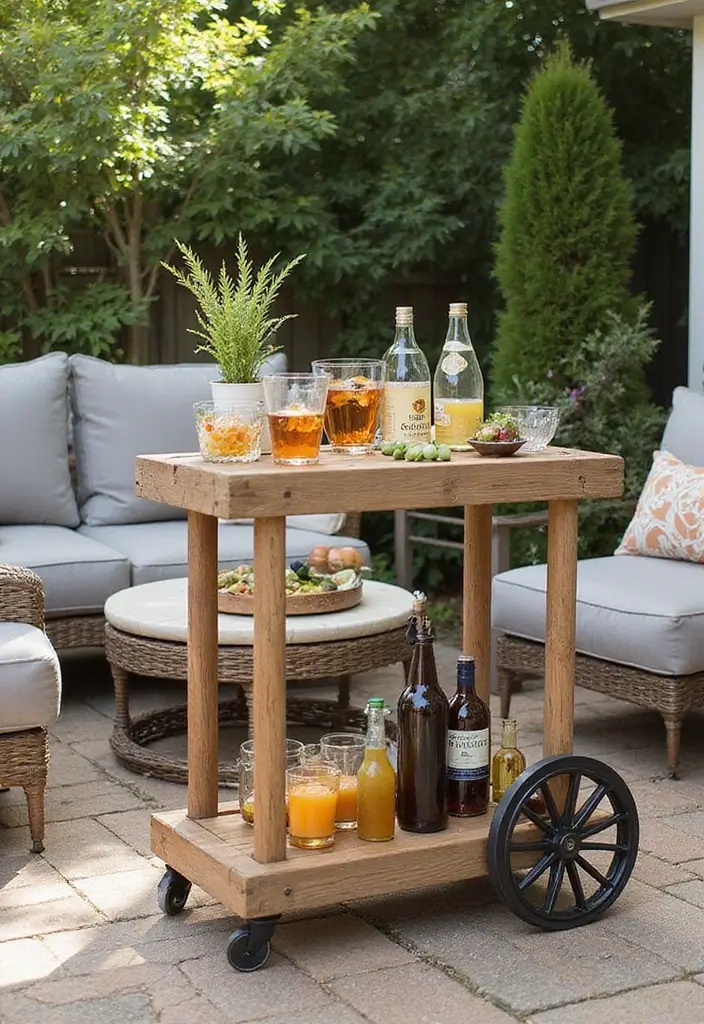29 Cozy Patio Designs That Feel Like a Second Living Room 14 29 Cozy Patio Designs That Feel Like a Second Living Room 14. Include an Outdoor Bar Cart