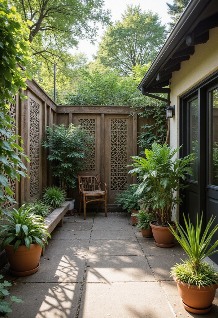 29 Cozy Patio Designs That Feel Like a Second Living Room 21 29 Cozy Patio Designs That Feel Like a Second Living Room 21. Enhance Privacy with Plants