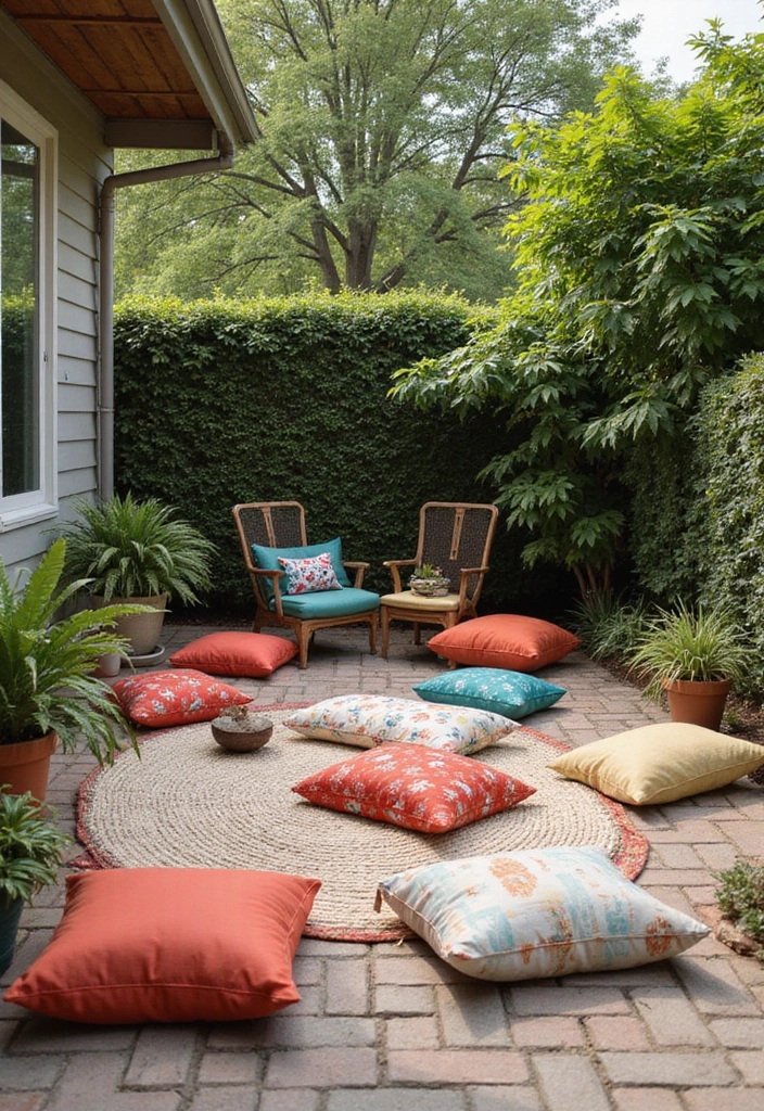 29 Cozy Patio Designs That Feel Like a Second Living Room 26 29 Cozy Patio Designs That Feel Like a Second Living Room 26. Add a Chill Out Zone with Floor Cushions