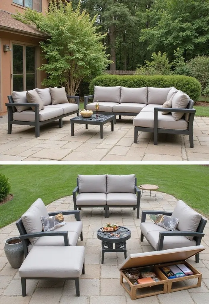 29 Cozy Patio Designs That Feel Like a Second Living Room 3 29 Cozy Patio Designs That Feel Like a Second Living Room 3. Use Multi functional Furniture