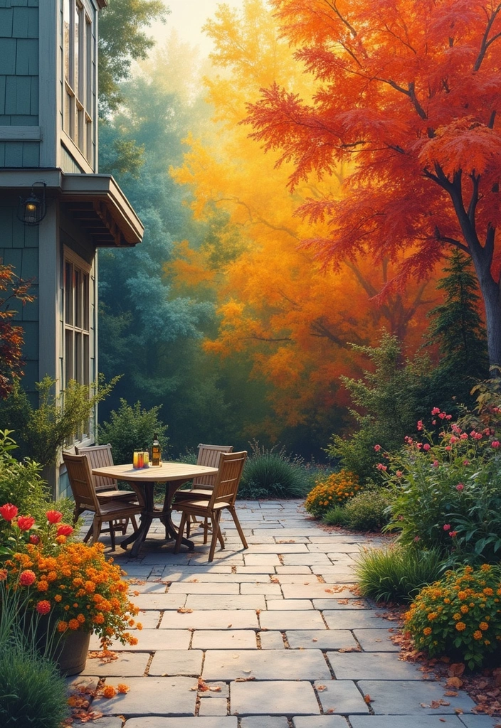 29 Painted Patio Designs That Instantly Transform the Space 20. Seasonal Color Swaps