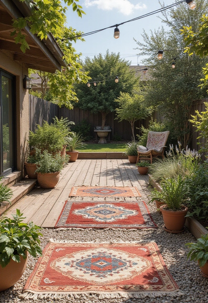 29 Patio Design Inspirations Pinterest Users Are Saving 12. Layered Flooring