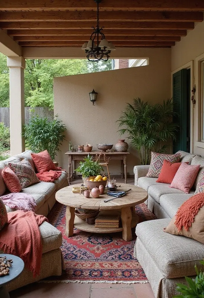 29 Patio Design Inspirations Pinterest Users Are Saving 21. Textured Fabrics for Comfort