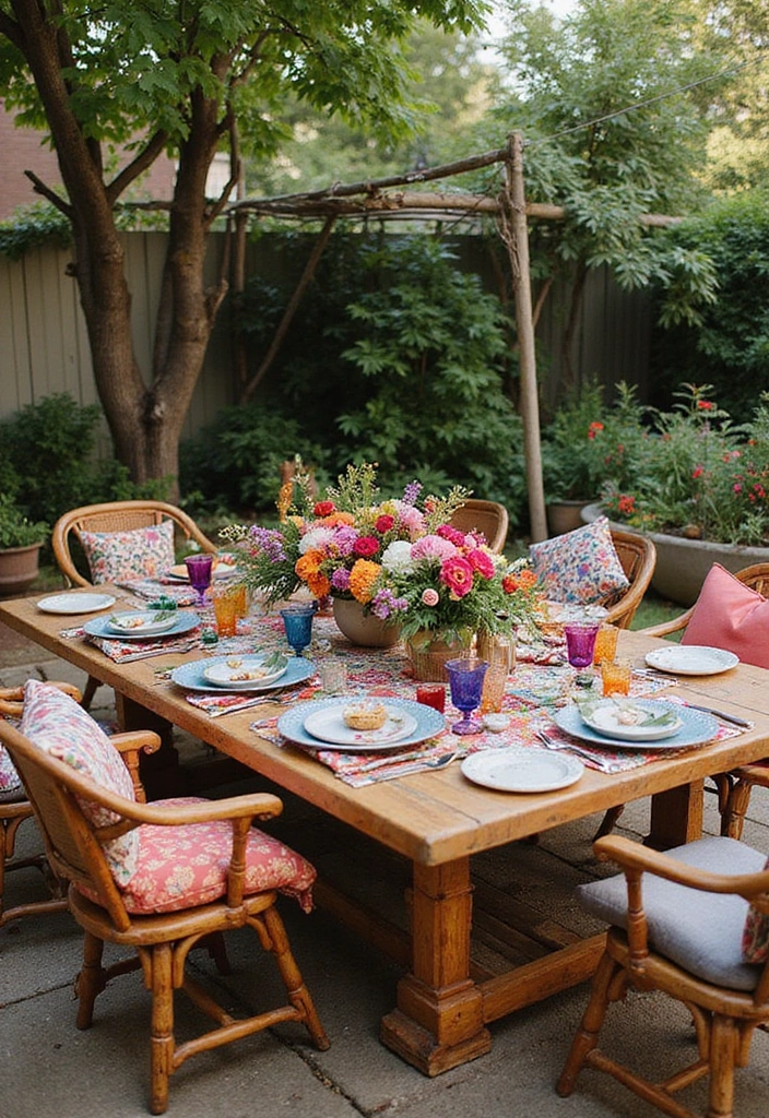 29 Patio Design Inspirations Pinterest Users Are Saving 9. Eclectic Outdoor Dining