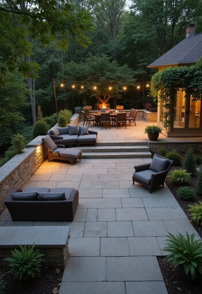 29 Patio Seating Area Layouts That Feel Welcoming 11 29 Patio Seating Area Layouts That Feel Welcoming 11. Dynamic Multi Level Approach