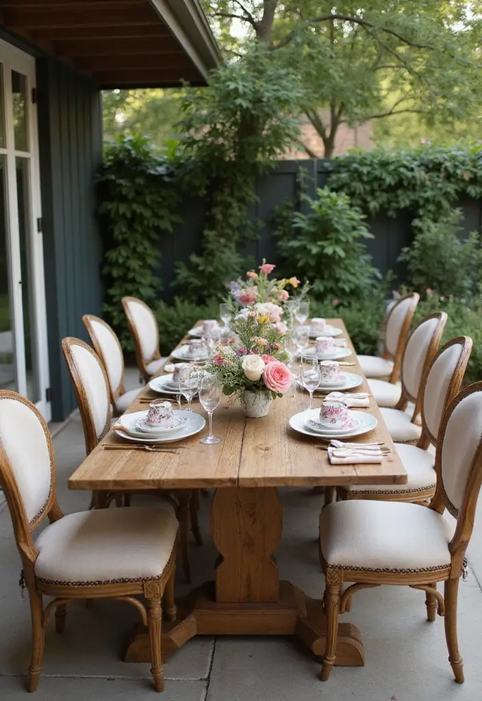 29 Patio Seating Area Layouts That Feel Welcoming 5 29 Patio Seating Area Layouts That Feel Welcoming 5. Elegant Outdoor Dining Setup