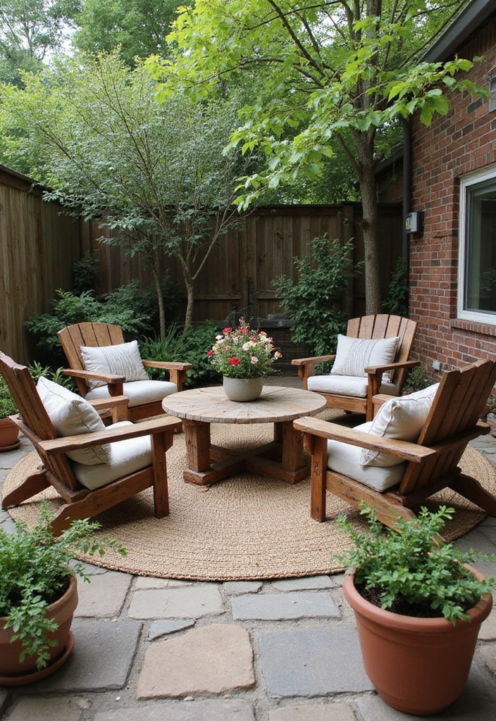 29 Round Patio Ideas That Feel Unique and Inviting 12 29 Round Patio Ideas That Feel Unique and Inviting 12. Rustic Round Patios