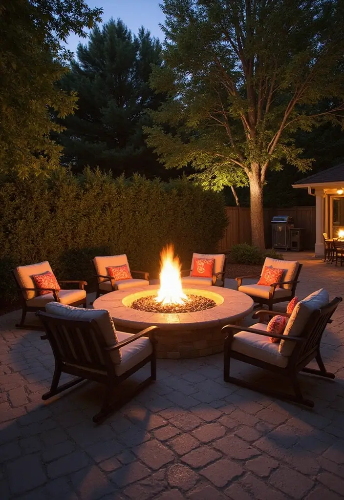 29 Round Patio Ideas That Feel Unique and Inviting 14 29 Round Patio Ideas That Feel Unique and Inviting 14. Round Patios with Fireplaces