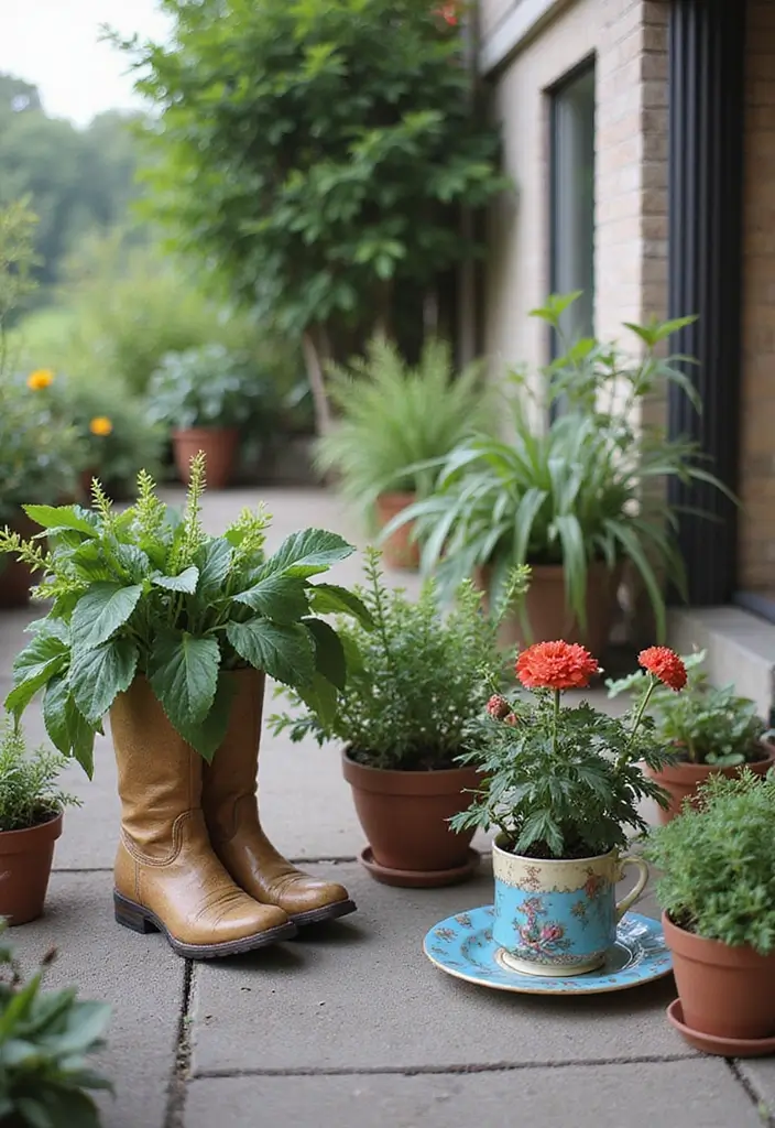 29 Small Patio Ideas That Make Tiny Spaces Feel Bigger 20 29 Small Patio Ideas That Make Tiny Spaces Feel Bigger 20. Unique Planter Ideas for Creativity