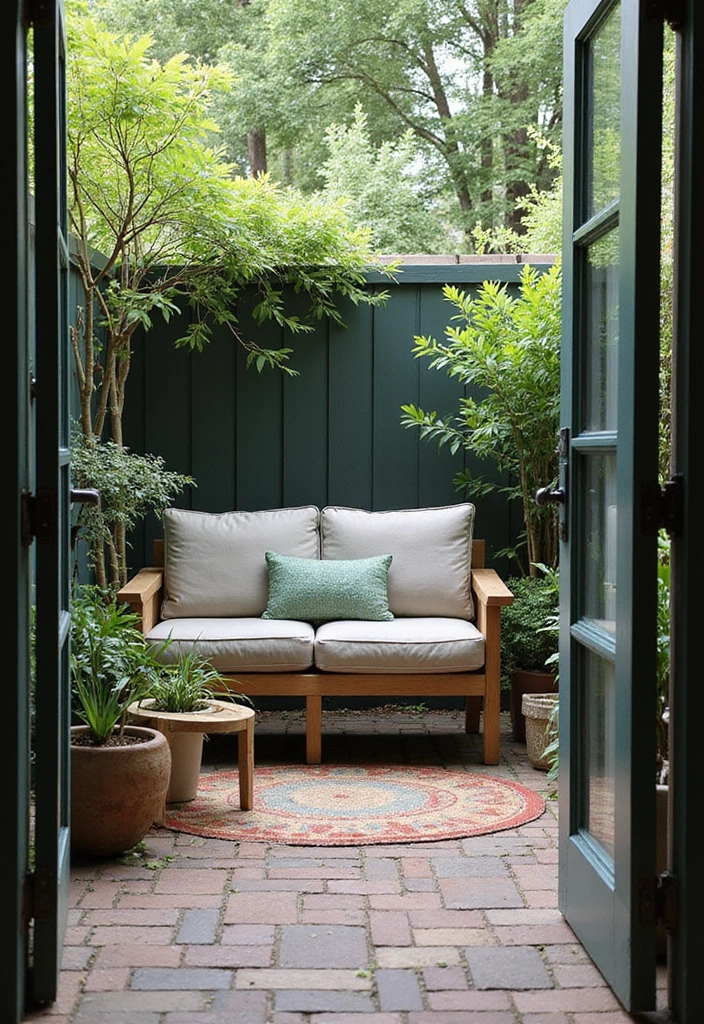 29 Small Patio Ideas That Make Tiny Spaces Feel Bigger 24 29 Small Patio Ideas That Make Tiny Spaces Feel Bigger 24. Create a Cozy Nook with Privacy Screens