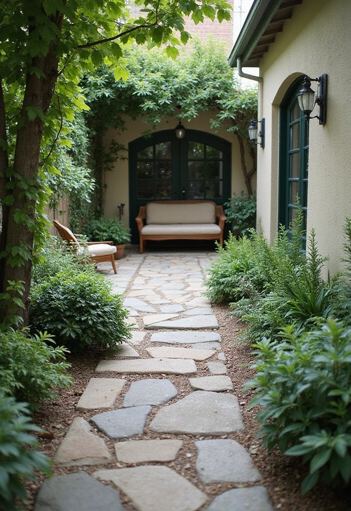 29 Small Yard Patio Ideas That Make the Most of Space 24. Garden Pathways