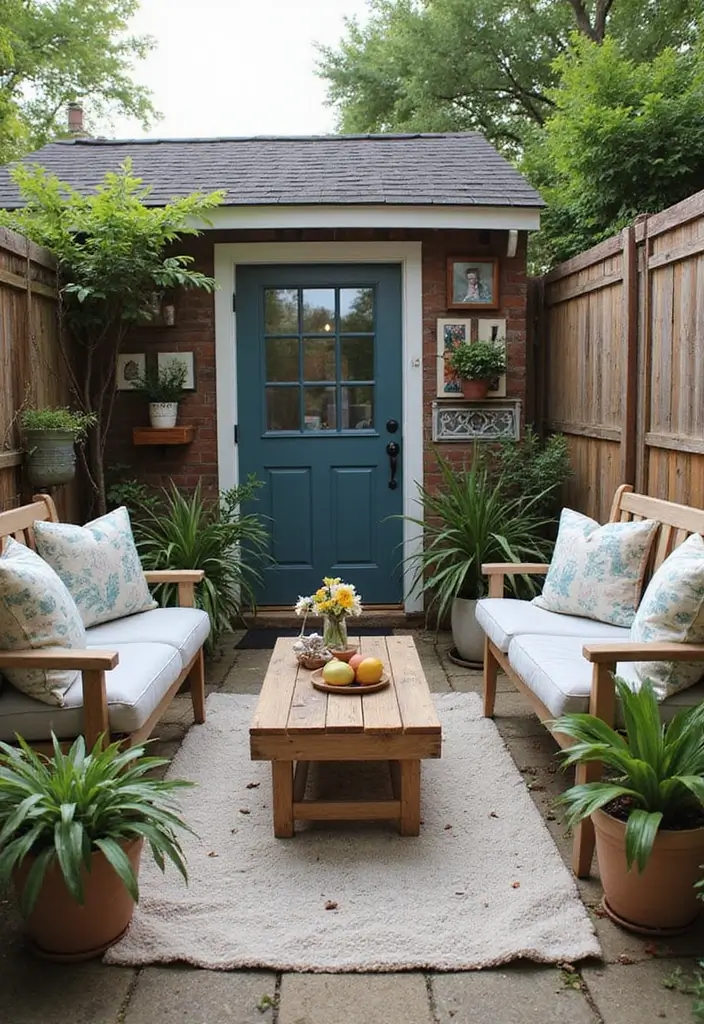 29 Small Yard Patio Ideas That Make the Most of Space 29. Personal Touches