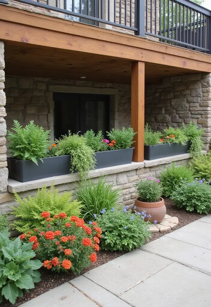 29 Under Deck Patio Ideas That Maximize Every Inch 9 29 Under Deck Patio Ideas That Maximize Every Inch 9. Built In Planter Boxes