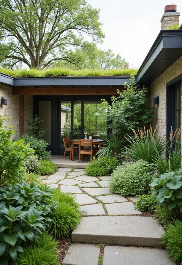 30 Deck and Patio Ideas That Blend Perfectly Together 16. Green Roof Patios