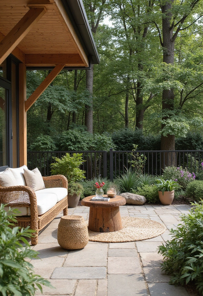 30 Deck and Patio Ideas That Blend Perfectly Together 21. Biophilic Design Elements