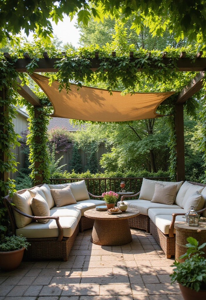 30 Deck and Patio Ideas That Blend Perfectly Together 23. Shade Solutions