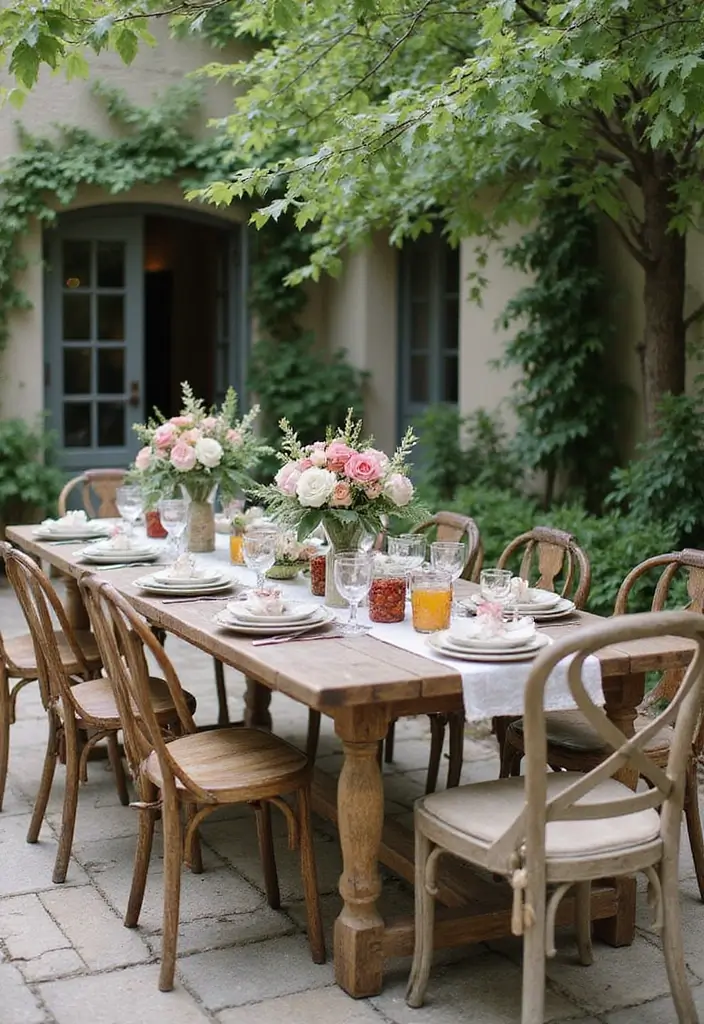 30 French Patio Designs That Feel Elegant and Romantic 10 30 French Patio Designs That Feel Elegant and Romantic 10. Outdoor Dining Spaces