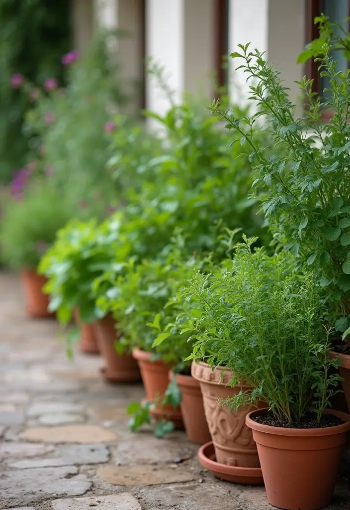 30 French Patio Designs That Feel Elegant and Romantic 18 30 French Patio Designs That Feel Elegant and Romantic 18. Herb Gardens for Flavor and Freshness