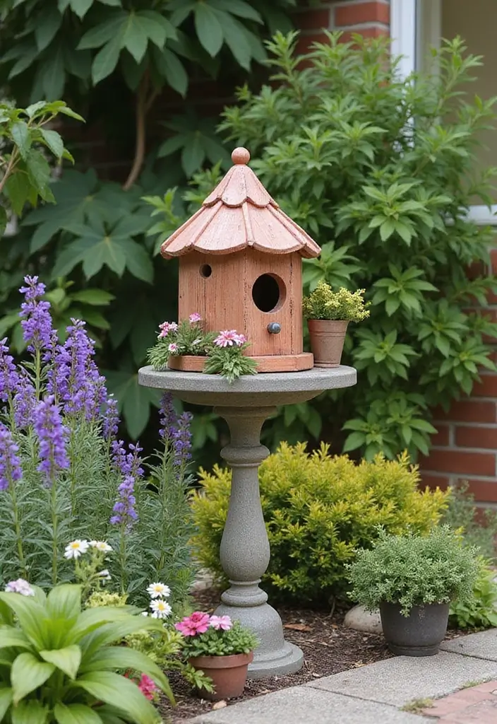 30 French Patio Designs That Feel Elegant and Romantic 7 30 French Patio Designs That Feel Elegant and Romantic 7. Whimsical Birdhouses