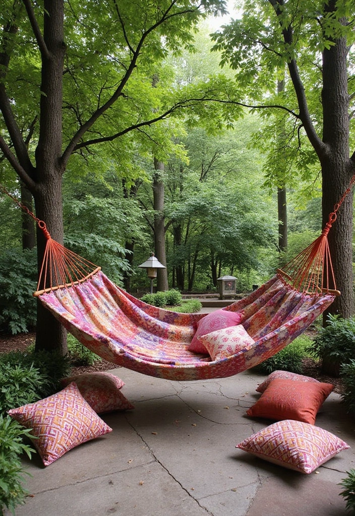 30 Outdoor Patio Furniture Sets That Look Stylish and Cozy 12. Stylish Hammocks