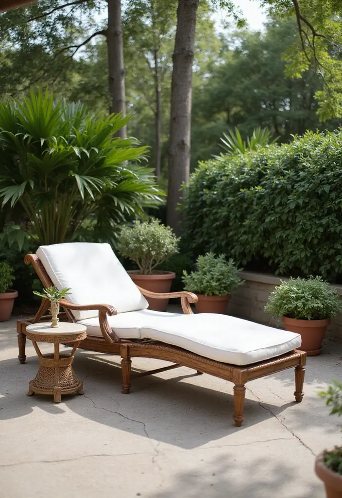 30 Outdoor Patio Furniture Sets That Look Stylish and Cozy 16. Outdoor Chaise Lounges