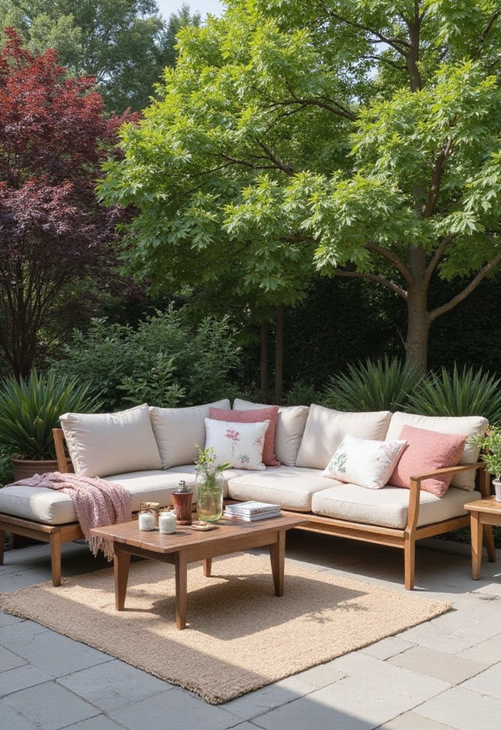 30 Outdoor Patio Furniture Sets That Look Stylish and Cozy 17. Corner Sectional Sets