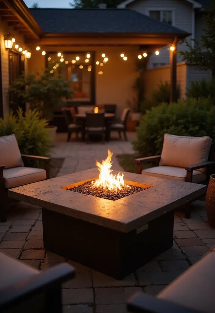 30 Outdoor Patio Furniture Sets That Look Stylish and Cozy 19. Fire Pit Tables
