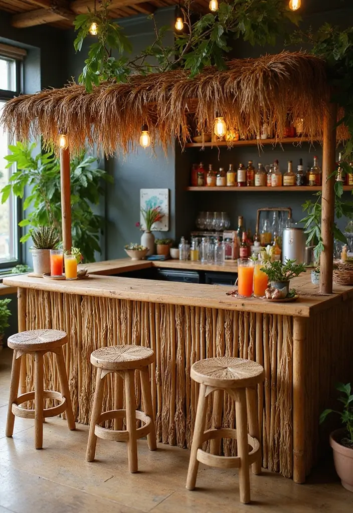 30 Patio Bar Ideas Perfect for Weekend Entertaining 13 30 Patio Bar Ideas Perfect for Weekend Entertaining 13. DIY Tiki Bar