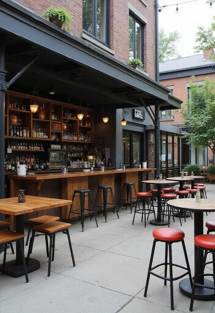 30 Patio Bar Ideas Perfect for Weekend Entertaining 19 30 Patio Bar Ideas Perfect for Weekend Entertaining 19. Industrial Style Bar
