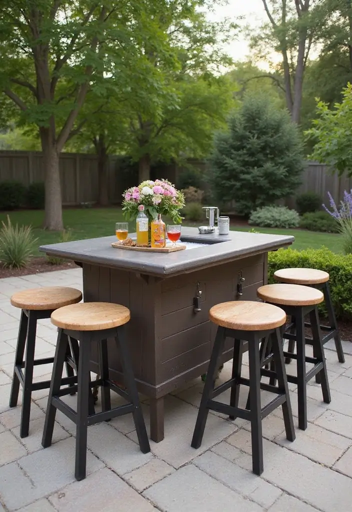 30 Patio Bar Ideas Perfect for Weekend Entertaining 2 30 Patio Bar Ideas Perfect for Weekend Entertaining 2. Multipurpose Bar Table