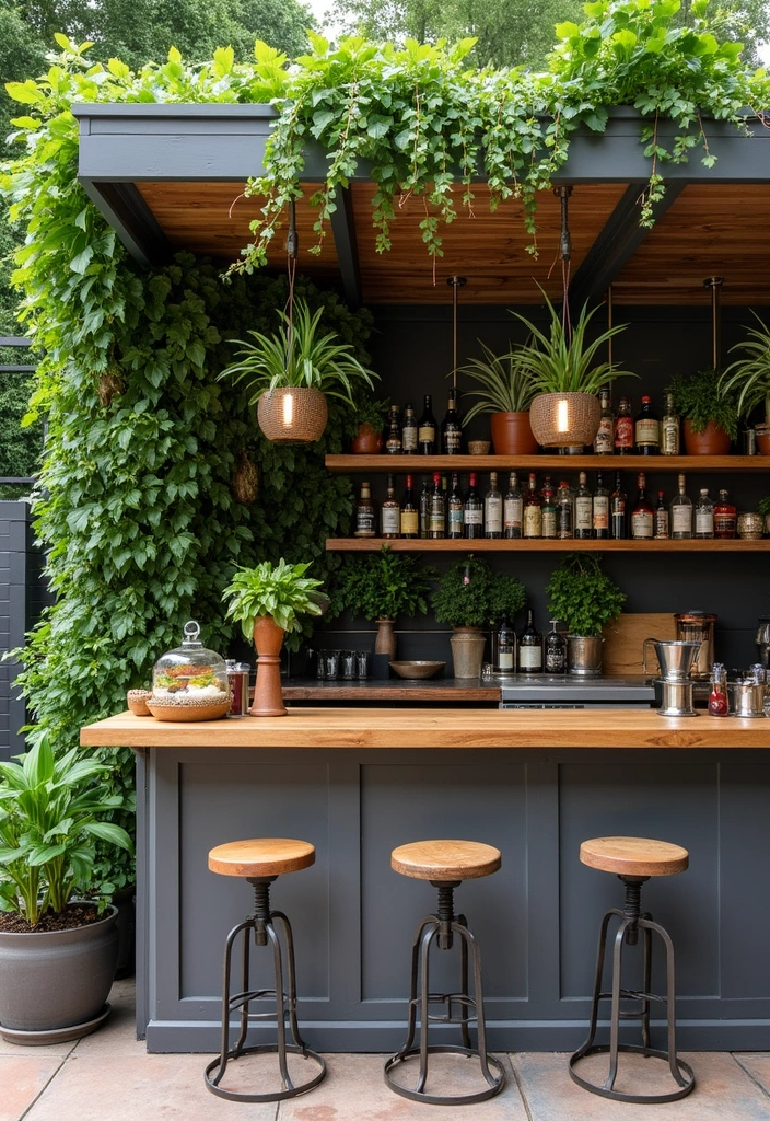 30 Patio Bar Ideas Perfect for Weekend Entertaining 22 30 Patio Bar Ideas Perfect for Weekend Entertaining 22. Vertical Garden Bar