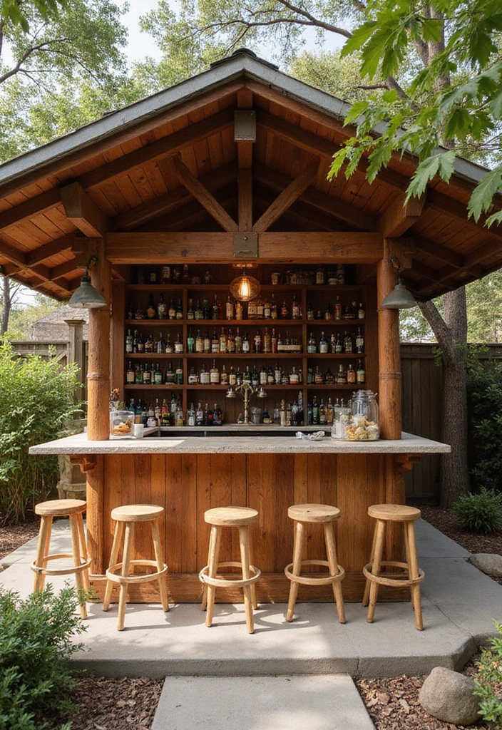 30 Patio Bar Ideas Perfect for Weekend Entertaining 24 30 Patio Bar Ideas Perfect for Weekend Entertaining 24. Cozy Bungalow Bar