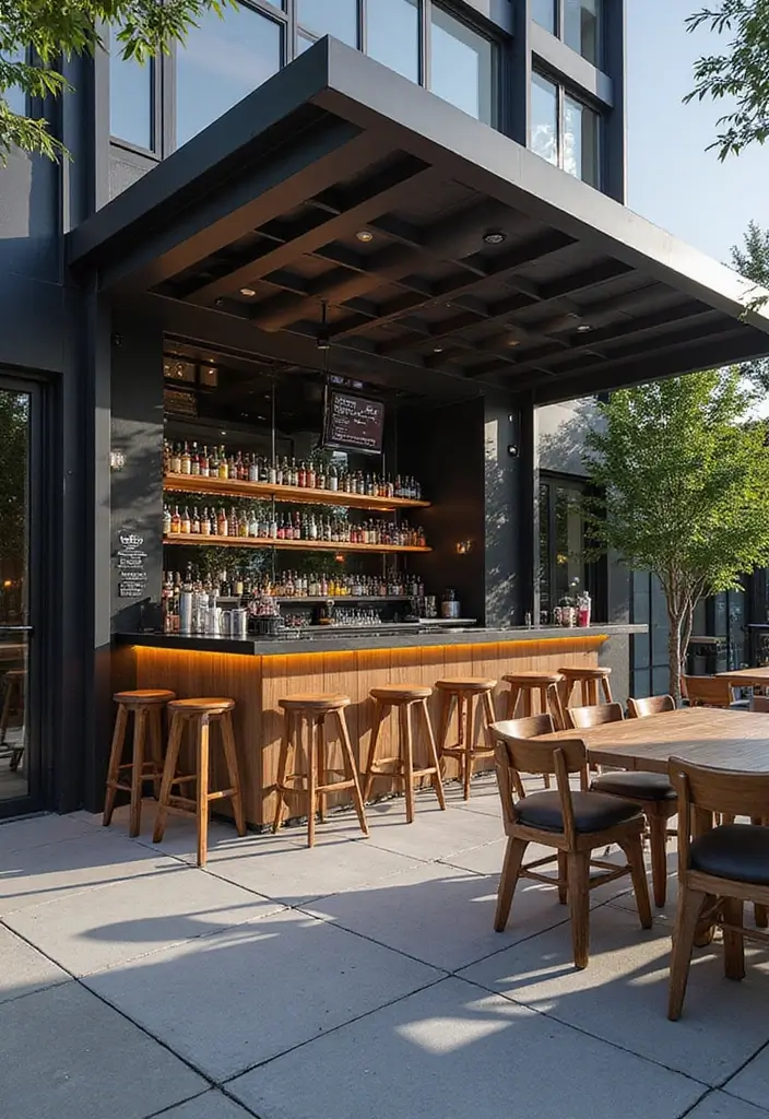 30 Patio Bar Ideas Perfect for Weekend Entertaining 26 30 Patio Bar Ideas Perfect for Weekend Entertaining 26. Smart Bar with Technology
