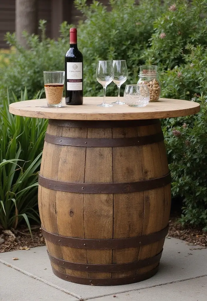 30 Patio Bar Ideas Perfect for Weekend Entertaining 3 30 Patio Bar Ideas Perfect for Weekend Entertaining 3. Wine Barrel Bar