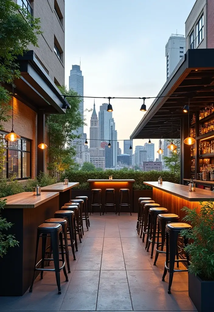 30 Patio Bar Ideas Perfect for Weekend Entertaining 30 30 Patio Bar Ideas Perfect for Weekend Entertaining 30. Urban Rooftop Bar