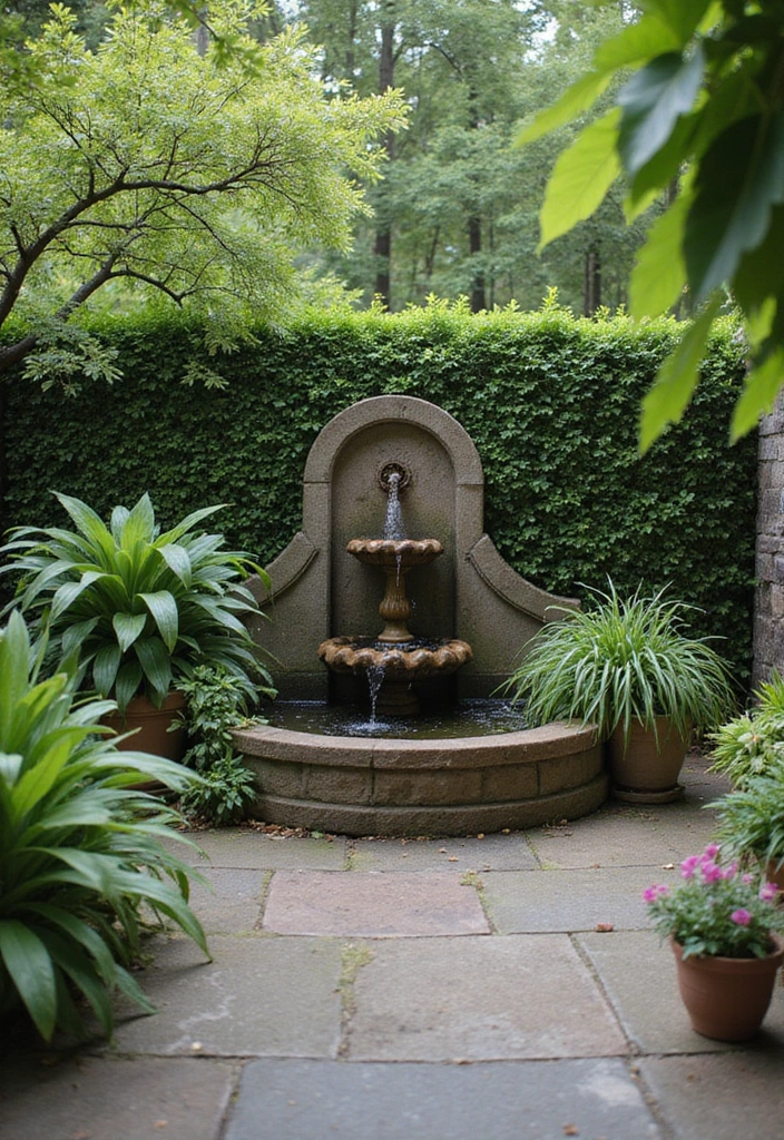 30 Patio Decorating Ideas Pinterest Users Are Loving 13. Water Features
