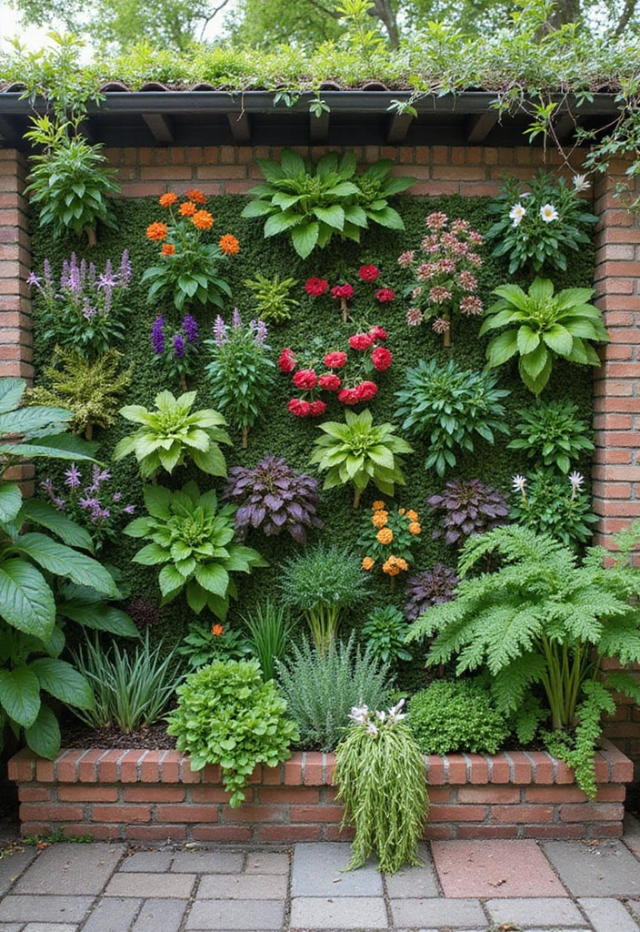 30 Patio Decorating Ideas Pinterest Users Are Loving 24. Botanical Wall Garden