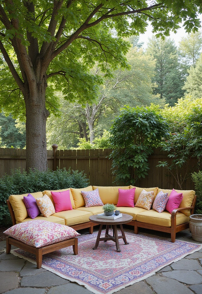 30 Patio Decorating Ideas Pinterest Users Are Loving 26. Customized Cushions