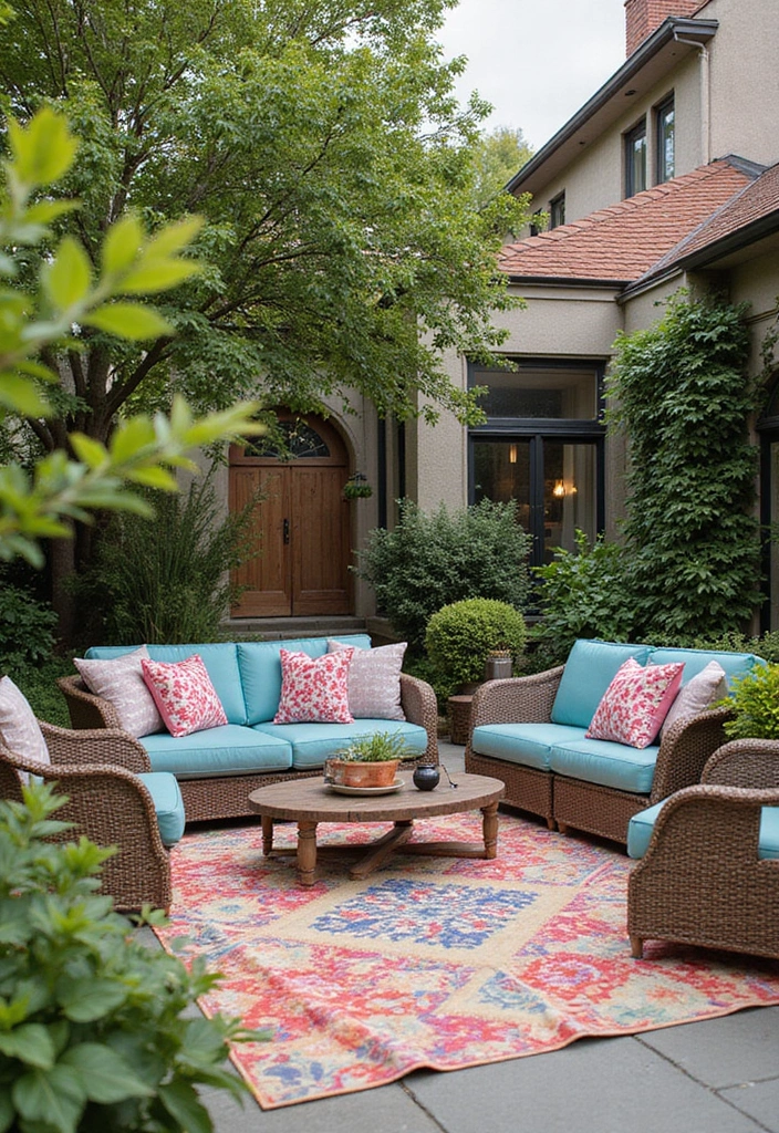 30 Patio Door Window Treatments That Look Fresh 25. Eco Friendly Printed Fabrics