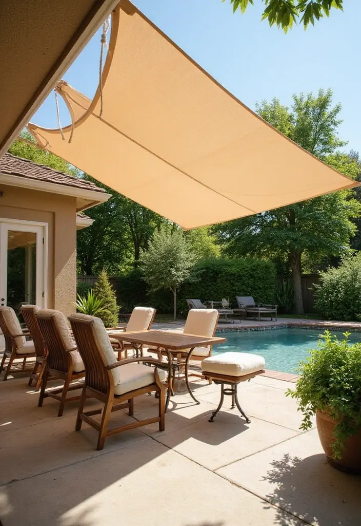 30 Patio Door Window Treatments That Look Fresh 8. Sun Shades with UV Protection