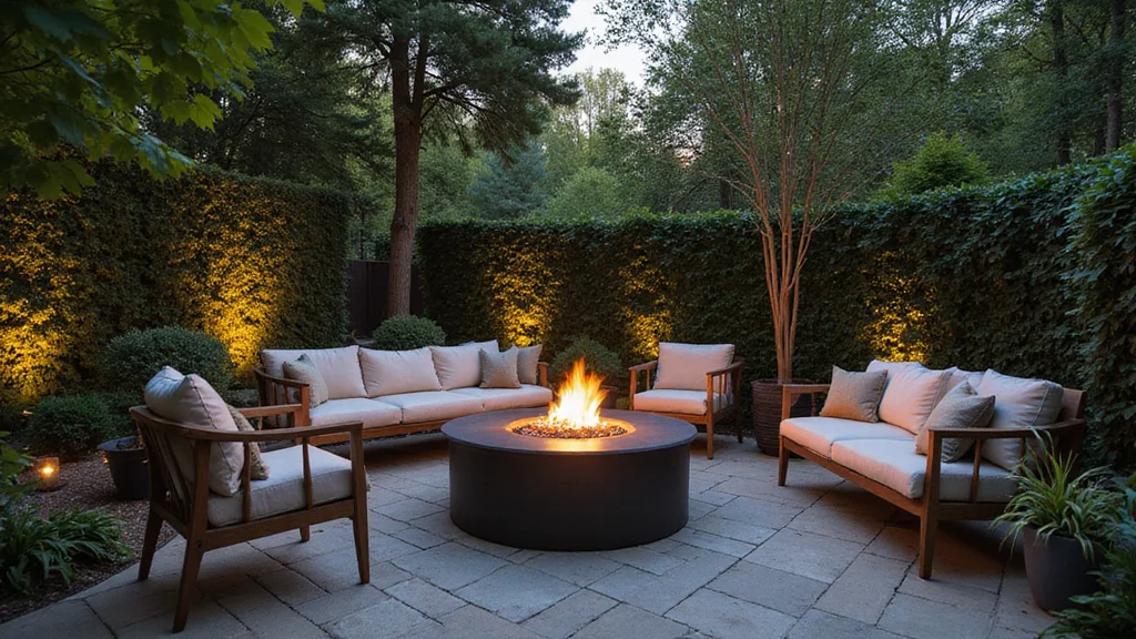 12 Backyard Gas Fire Pit Ideas for Easy Warm Modern Gathering